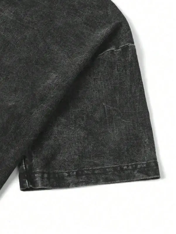 تي شيرت ليلة الرعب للهالوين - قميص رجالي من القطن المغسول | مطبوعات ملابس الشارع الناعمة للرجال، نمط الفيلم الكلاسيكي غير الرسمي Mov #5