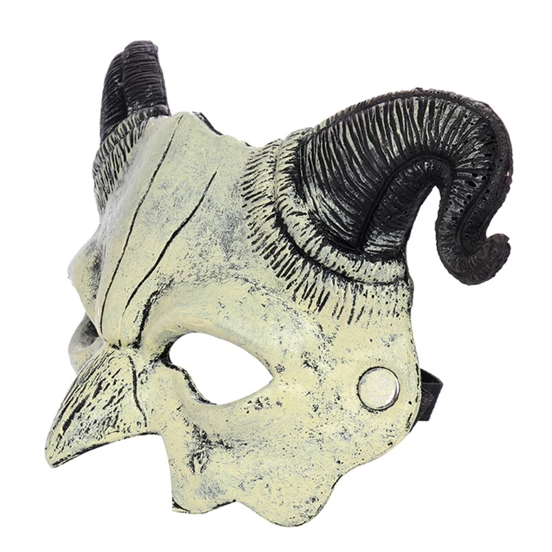 Demi-Masque Démon à Cornes – Masque d'Horreur – photo 6
