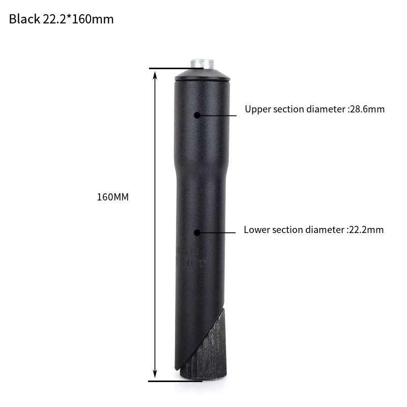دراجة شوكة الجذعية موسع 22.2 مللي متر سبائك الألومنيوم الطريق دراجة هوائية جبلية جذع دراجة الناهض محول ل 1 1/8 "أنابيب توجيه بدون خيوط #6