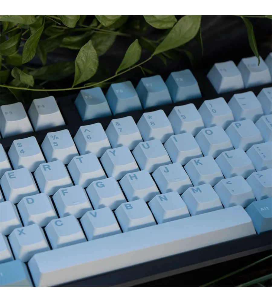Mirage keycap cherry original height 253 keys two-color mechanical keyboard cap