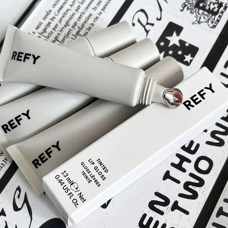 REFY Transparent Moisturizing Lip Gloss with Hyaluronic Acid Nourishing Hydrating  Flattering for All Skin Tones Lip Care Makeup