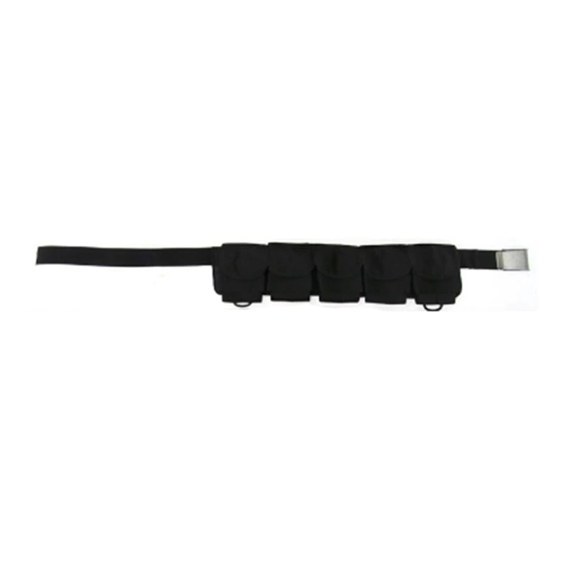 diving-weight-belt-with-pockets-quick-release-buckle-nylon-webbing-tech-dive-webbing-straps-harness-accessories-with-5-pockets