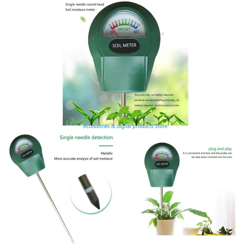77JD Garden Plant Moist Tester Testing Instrument Soil Detector Analysis Instrument