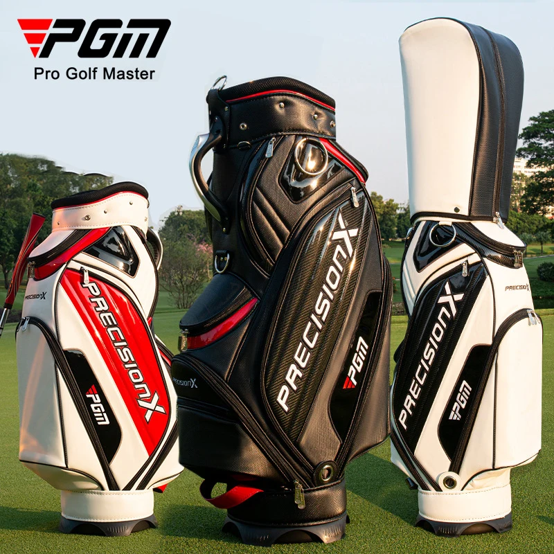 PGM QB034 men's golf bag PU bag sports outdoor bag，can hold 14 golf clubs