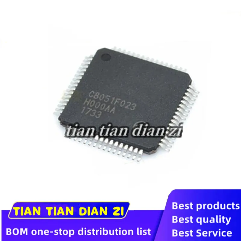 C8051F023 1ชิ้น/ล็อต C8051F023-GQR TQFP-64ไมโครชิป IC