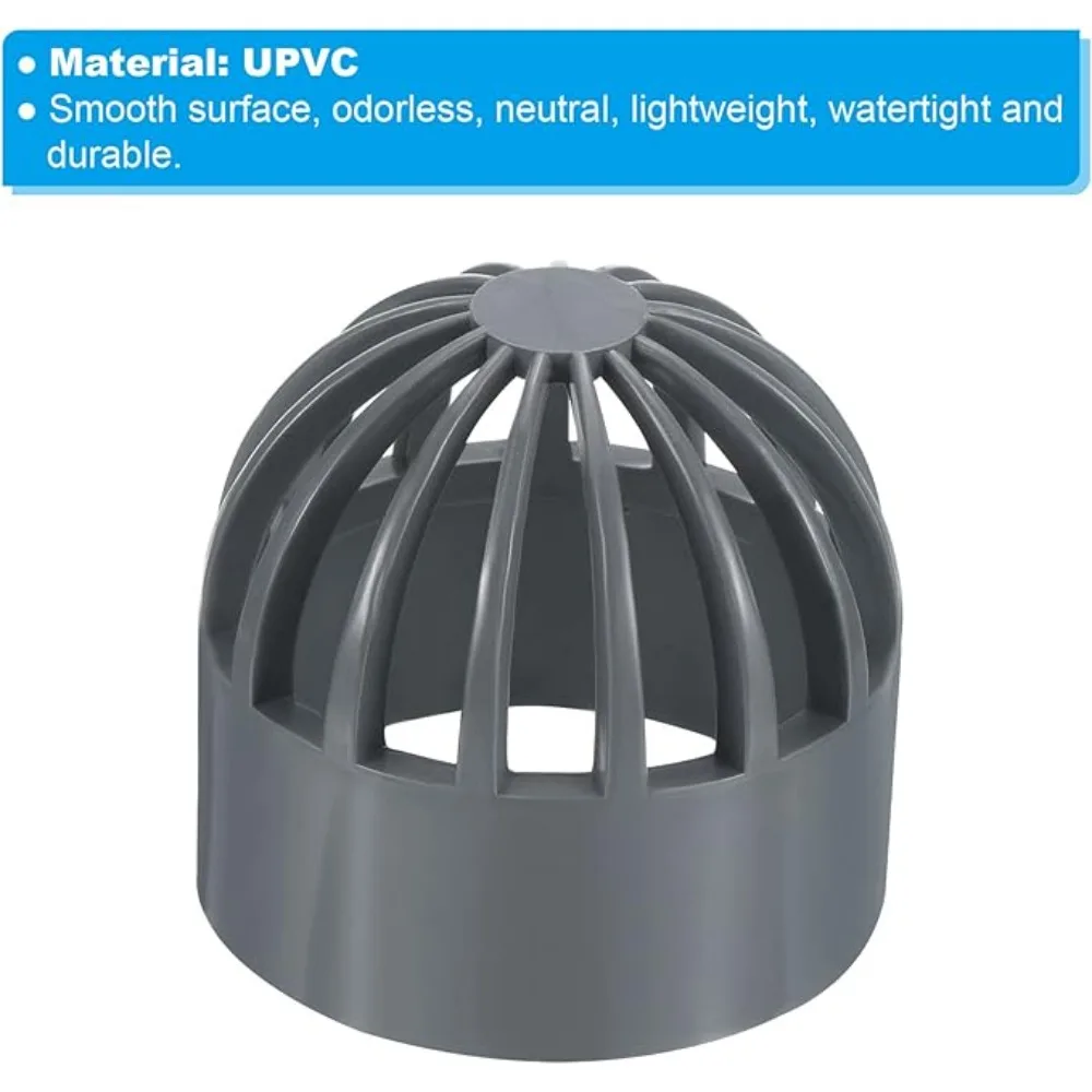 1-2Pcs I.D20-110mm Pvc Vent Cap Filter Isolatie Screen Water Tank Permeabel Joint Aquarium Zeevruchten Zwembad Overloop Buisleid - Image 3