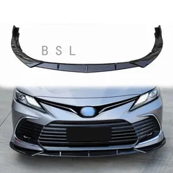 Front Bumper Lip Spoiler Apron For Toyota Camry Sport Bumper 2021 2022 Car Exterior Parts Accessories Body Kit Skirt