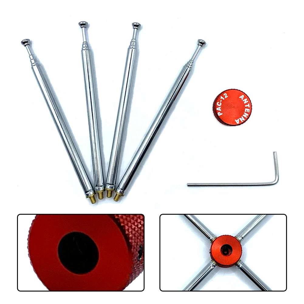 

PAC-12 Capacitor Cap For Antenna JPC12 Antenna Aluminum Alloy Capacitor Cap Extends The Range To 300MM