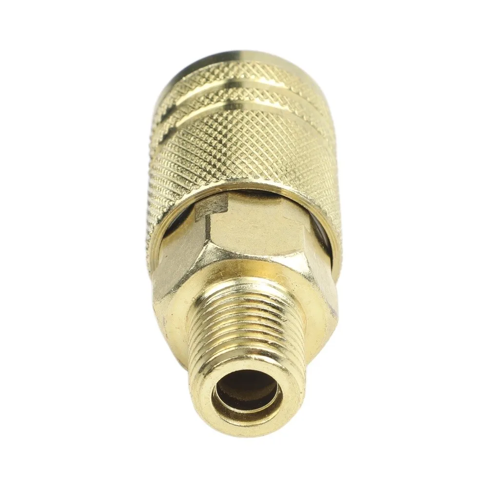 Pneumatic Fitting 1/4 NPT Male Thread for High Pressure For airtight Seal Metal to Metal Contact No Extra Sealing Required