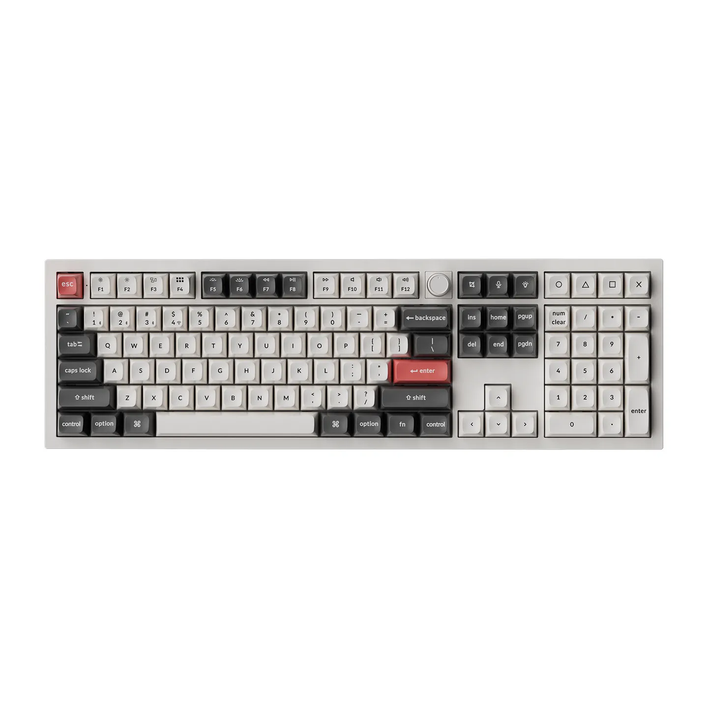 Original Q6 Ultra Wireless Tri-Mode 8K Gaming Keyboard Full Aluminum RGB Custom 108 Key E-sports Office Mechanical Keyboard