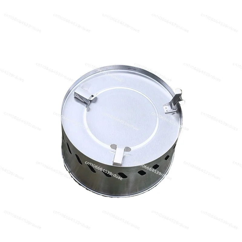 

Gasification wood stove with fan, outdoor charcoal-burning wood stove