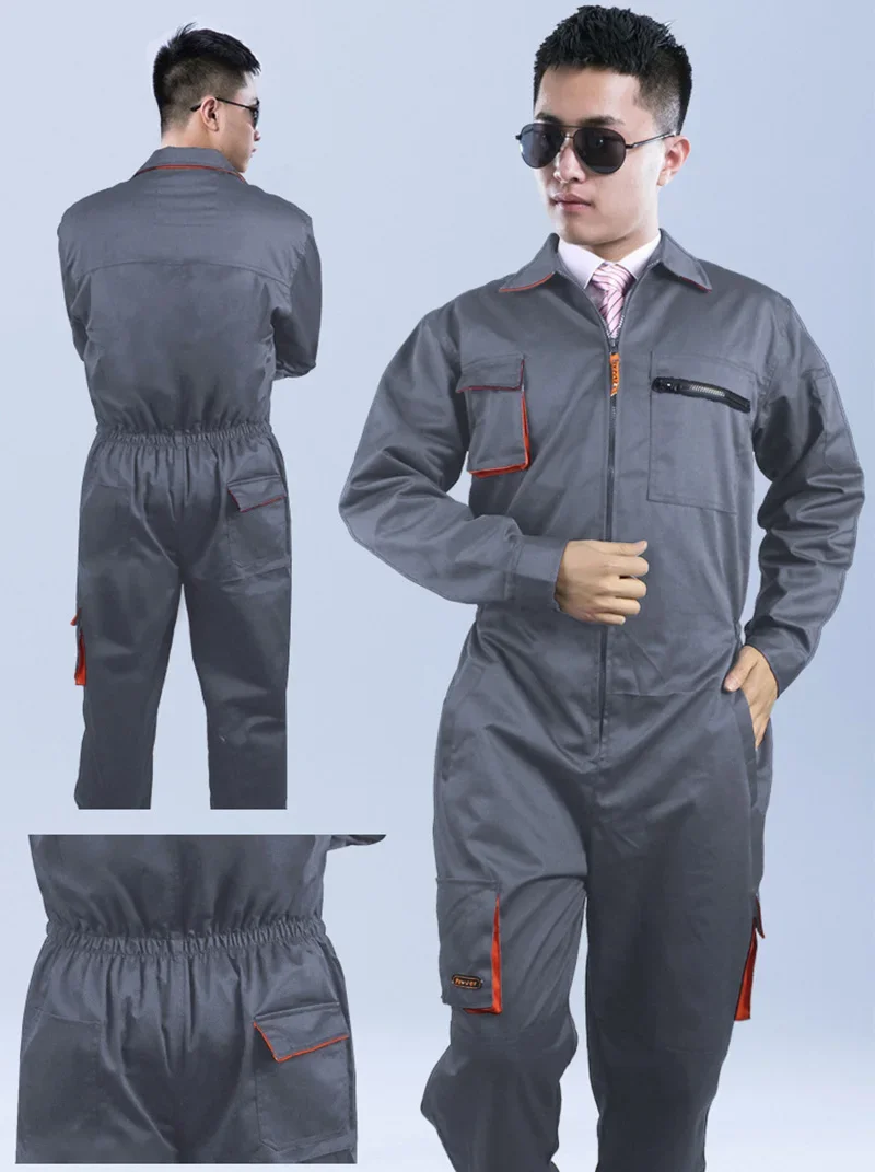 Neue Arbeit Overall Uniform Männer Frauen Arbeits Overalls Schweißen Anzug Auto Reparatur Werkstatt Mechaniker Plus Größe Kleidung – Detail 6