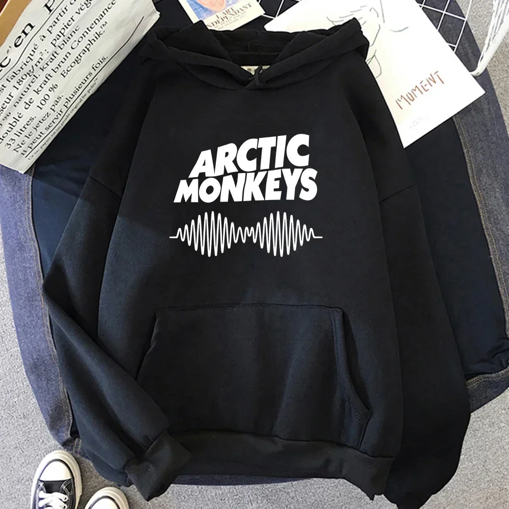 Jesień Mężczyźni Kobiety Moda Bluzy Rock Arctic Monkeys Print Bluza Hip Hop Bluzy Kobiety Płaszcze Rapper Sweter Unisex Odzież