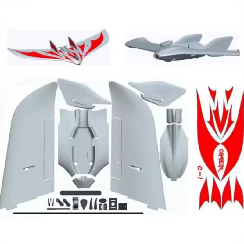 

C1 Flying Wing Delta Chaser FPV Carrier Large Wing Glider RC Plane Toy Remote Control Aircraft Model Gift for Hobbyists