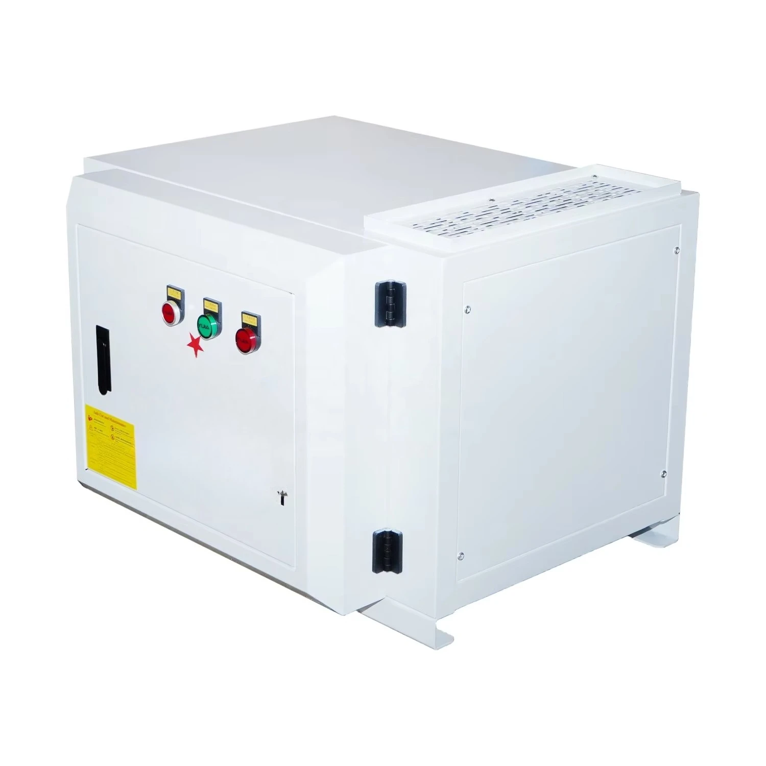 

Industrial air filters with oil mist collectors