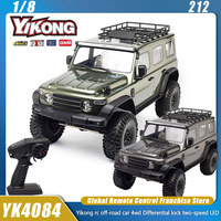 Yikong Yk4084 1/8 Rc Car 4WD Remote Control Car Differential Lock Dual-speed with LED Linkage Lamp Climbing Off-Road Vehicle Toy