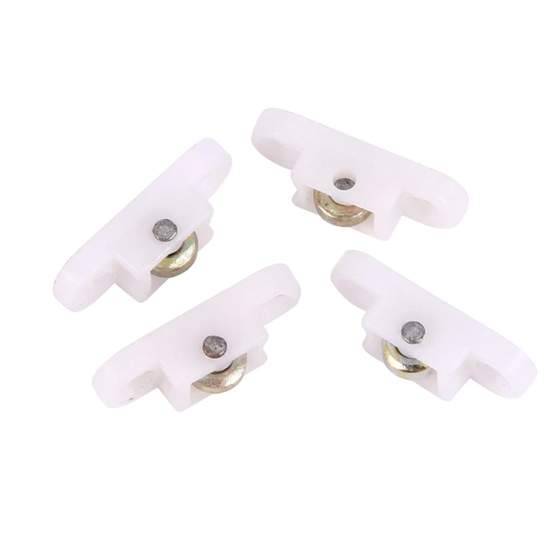 20 Pcs Door Window Cabinet Single Sliding Metal Roller Wheel 8Mm Dmr.