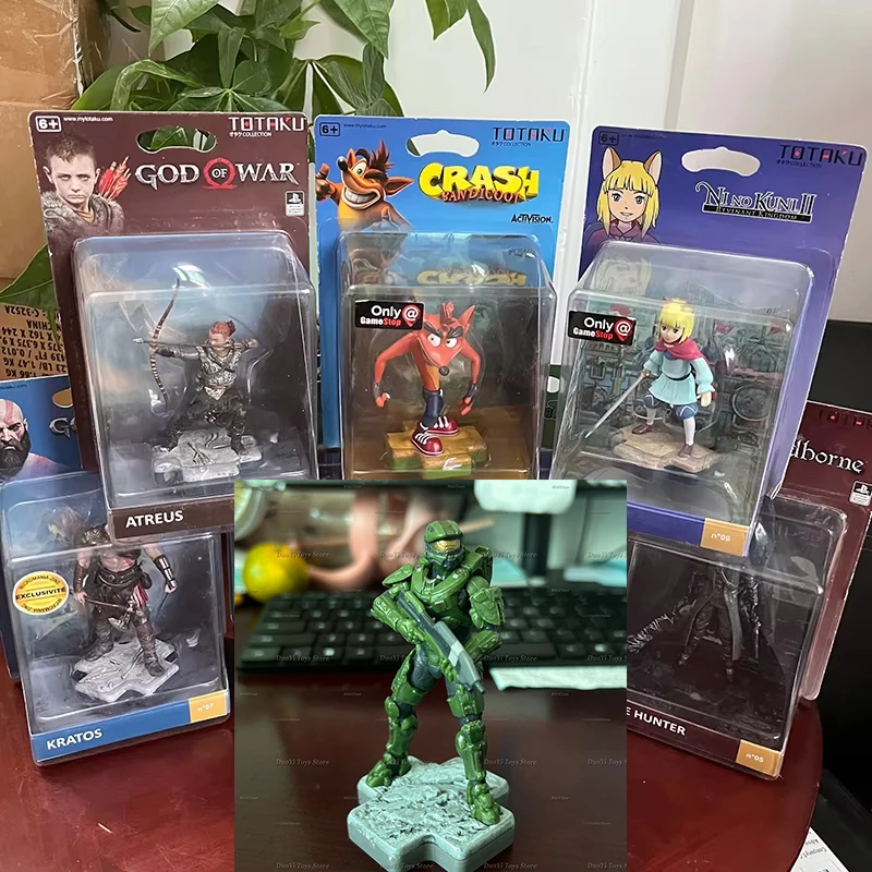 ToTaku Crash Bandicoot Figure Hunter Kratos Parappa Gold Hoarder Atreus Evan Model Toy Bloodborne Action Figure Collection Gifts