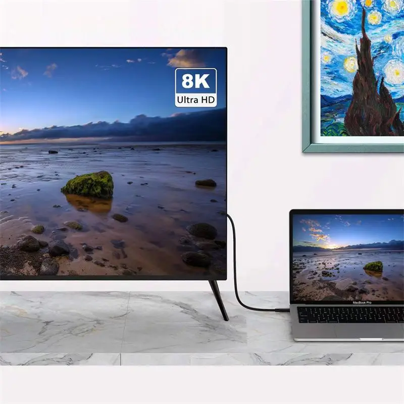 كابل USB4 40Gbps PD240W Thunderbolt4 8K @ 60 هرتز Type-C كابل شحن سريع Thunderbolt3 Type-C إلى C كابل نقل البيانات للهاتف