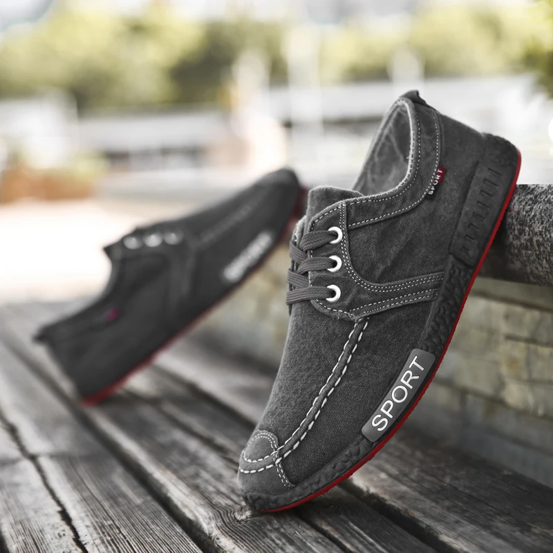 2025, Herren-Segeltuchschuhe, atmungsaktiv, bequem, Freizeitschuhe, leicht und rutschfest, Herrenschuhe, Outdoor-Walking, Freizeit-Turnschuhe