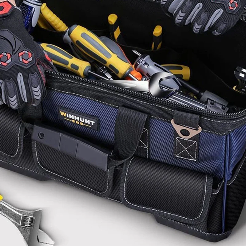 Multifunctional Tool Bags Oxford Cloth Electrician Bags Waterproof And Wear-Resi 18Inch 1 PCS