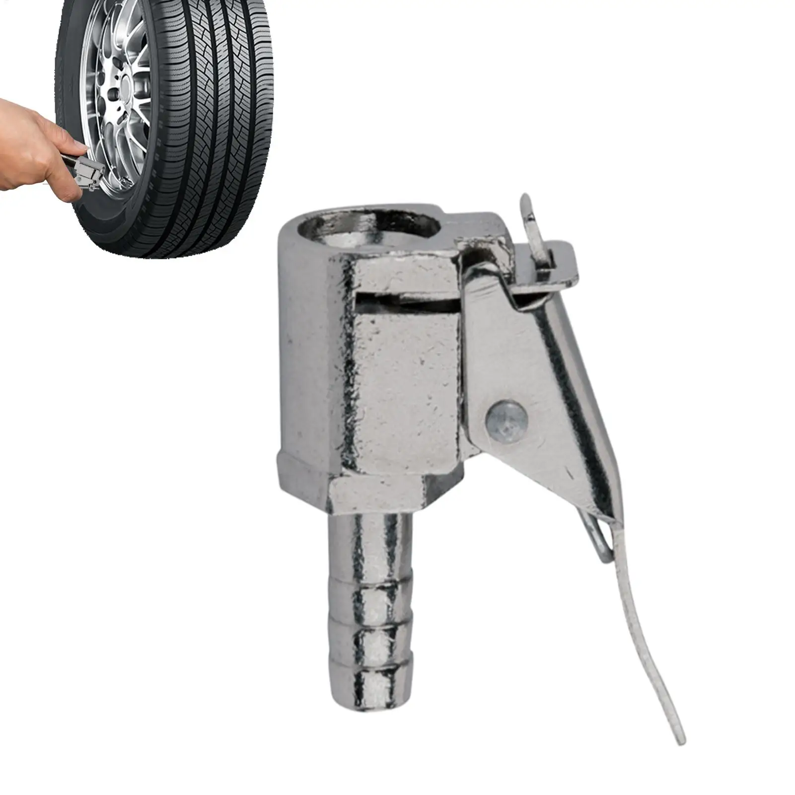 Tire Air Chuck Copper No Leakage Compressor Pump Connect Accessories With Clip Adapter Tire Chucks for Vehicle Inflator for Car