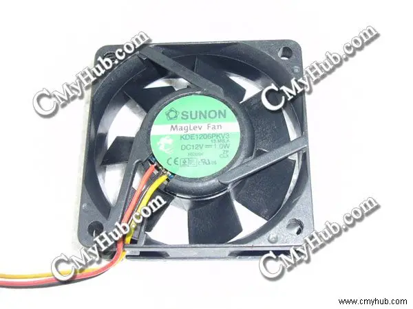 For SUNON KDE1206PKV3 13.MS.A DC12V 1.0W 5820 5CM 58mm 58x58x20mm 3Pin 3Wire Cooling Fan KDE1206PKV3 13.MS.A