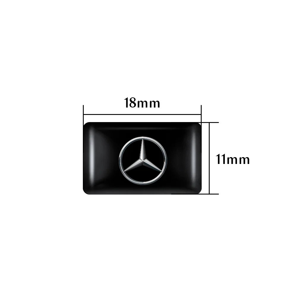 10/20pcs Car Drip glue stickers Car interior Auto decoration Accessories For Mercedes Benz AMG W205 W211 W204 W212 W213 W203