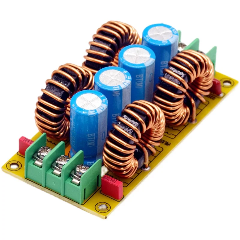 Dual Power DC LC Low-pass Filter for Electromagnetic Interference Elimination of High-frequency Noise in Automotive Engines