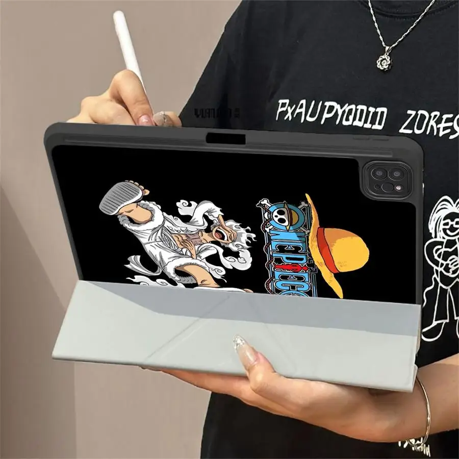 Ones P-Piece Gear 4 Case for Apple iPad Air 8 M2 M3 3 Pro M4 13 2025 2026 12th 10th Gen 11th 9th Mini 7 6 5 with Pencil Slot Air