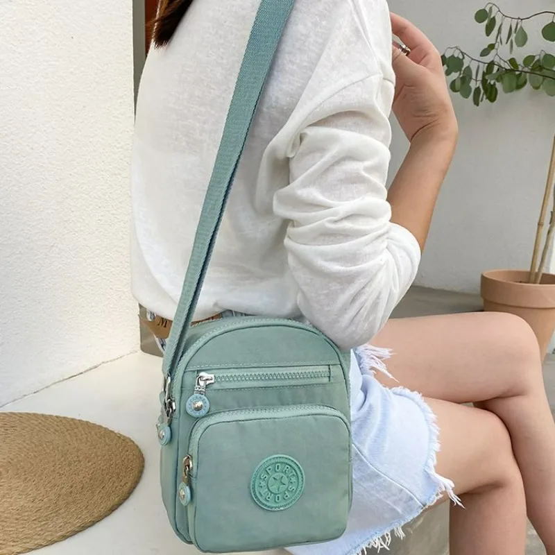 Canvas Bag Women Crossbody 2023 New Fashion Trendy Crossbody Mini Bag Shoulder Ultra Small Oxford Cloth Bag