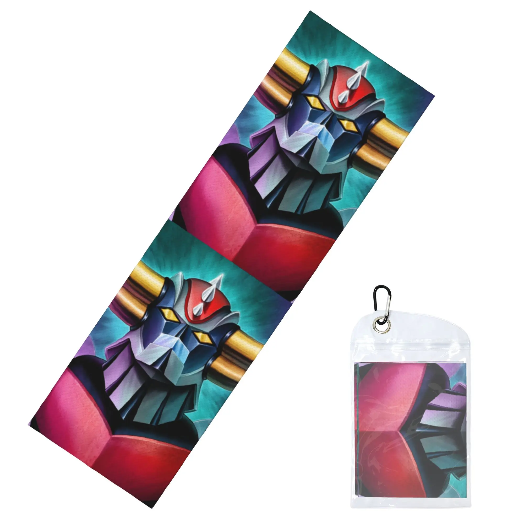 Cold Exercise Towel Grendizer Goldrake UFO Robot Beach Sports Yoga Swimming Camping Towel Refreshing Sports Scarf Face Towels