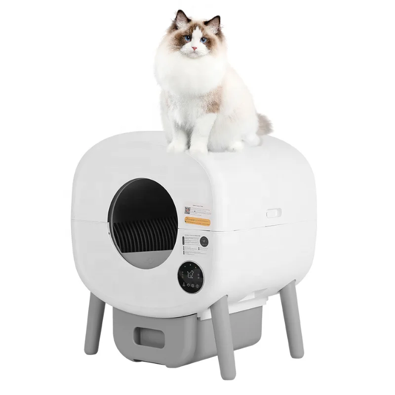 76l Large Capacity Enclosure Self-cleaning Cat Toilet Accessories Automatic Cat Litter Box