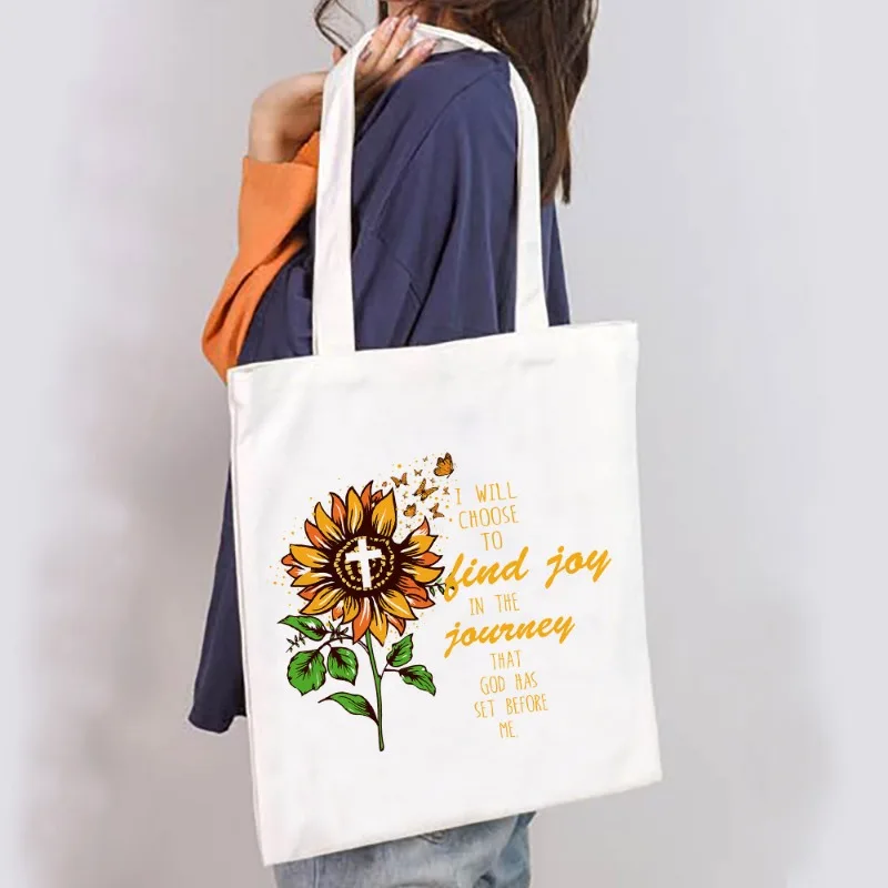 My God Jesus Is King Women Shoulder Bag Casual Fashion Canvas Shopping Tote Bag Large Capacity Party Travel Orange Handbag Gift