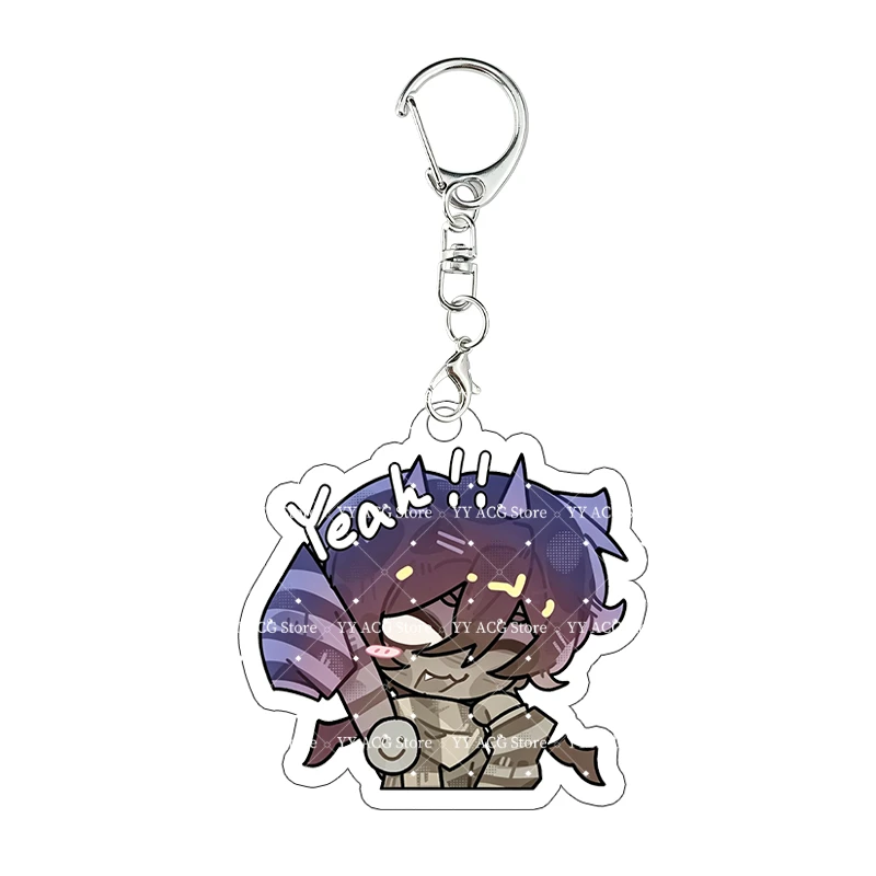 Verity Terrifying ARG Chibi Keychain Whispy Mob Accessories Collection Bag Pendant Collection Keyring Accessories Birthday Gift