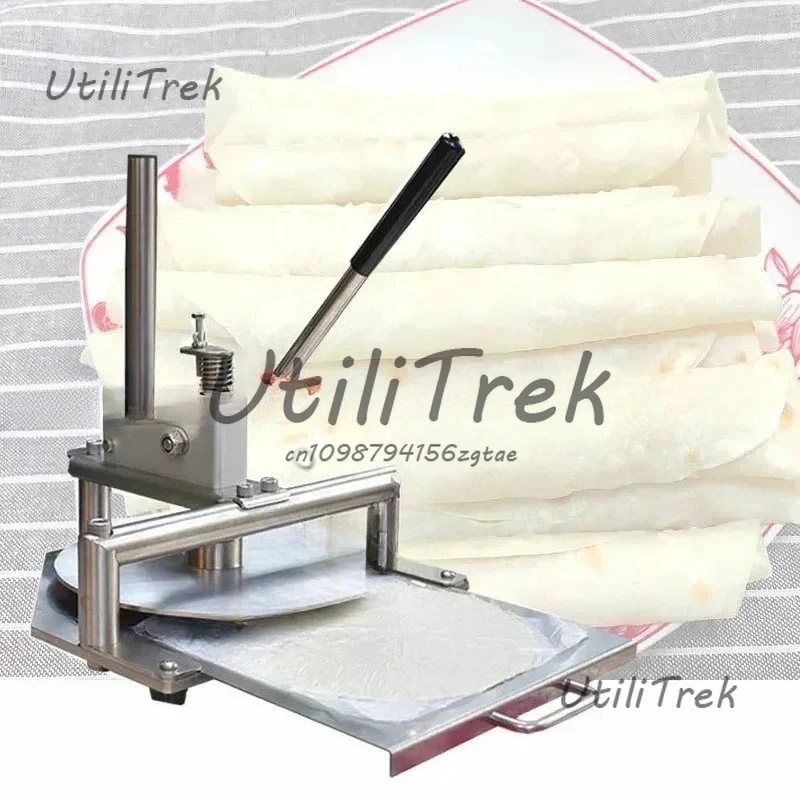 

Commercial 20/25/30cm Hand Pizza Dough Press Machine Manual Dough Flattening Press Machine