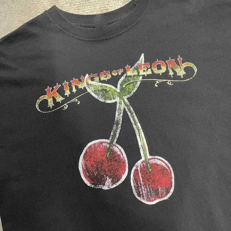 Kings Of Leon Faded Band Cotton Black Men S 5Xl T Shirt