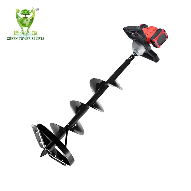 Ice Fishing Electric Drill Ice Drill Auger Ice Breaking Drilling Earth Auger Post Hole Digger