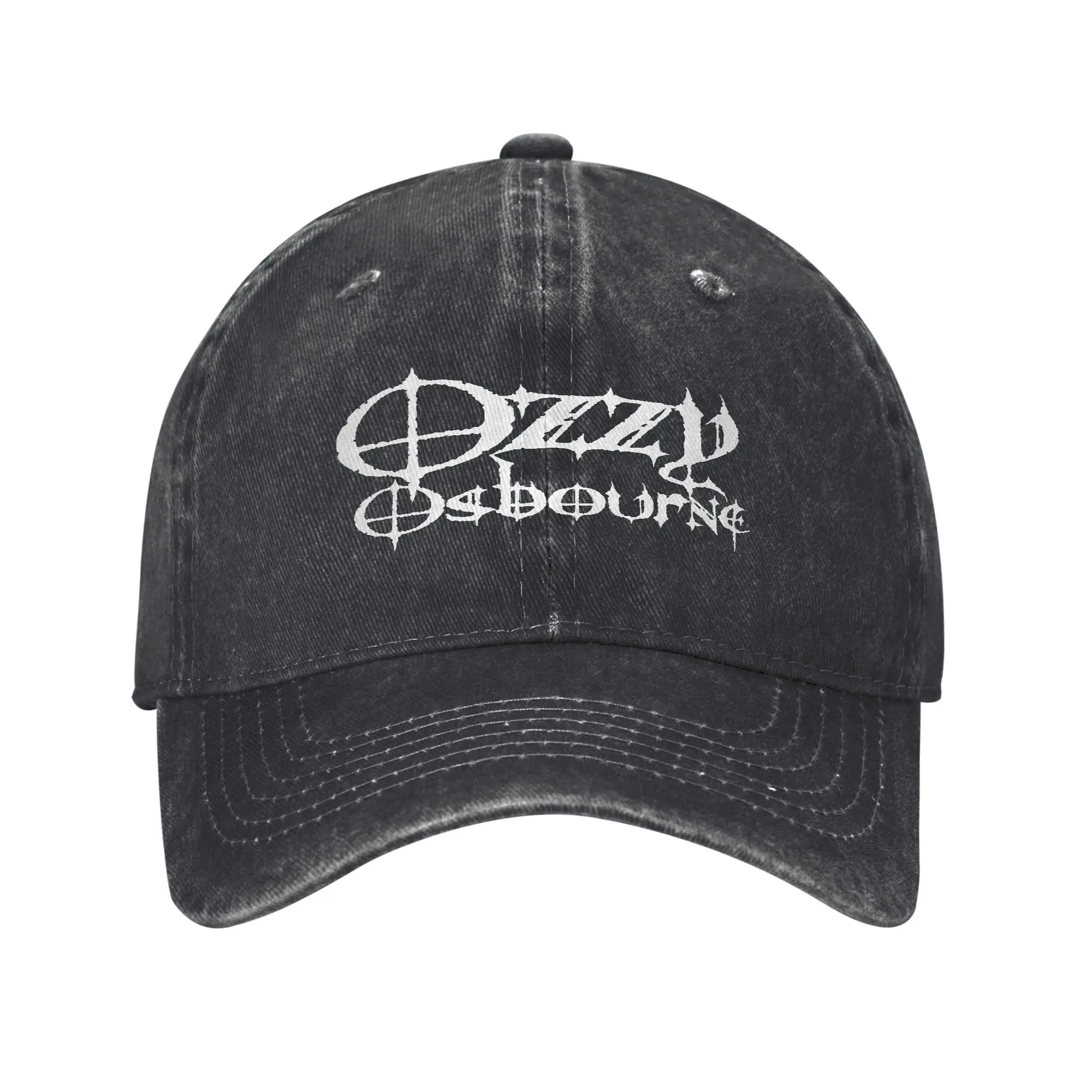

Rip Ozzy Osbourne Baseball Cap Accessories For Unisex Black Sabbaths Back To The Beginning Adjustable Trucker Hat