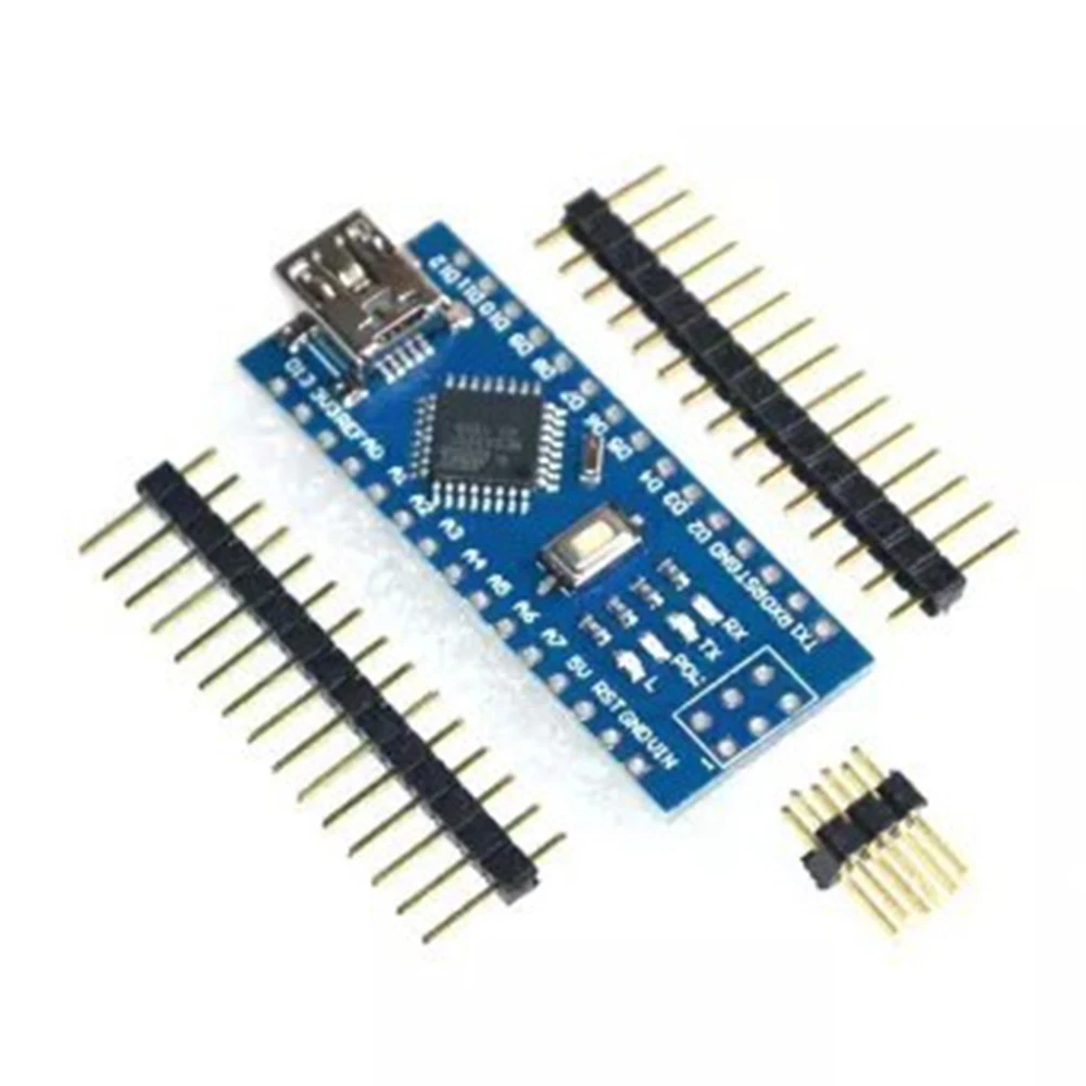 Compatível com Arduino Nano V3.0 Micro Controlador Módulo ATmega328P Placa Nano CH340 Cabo USB