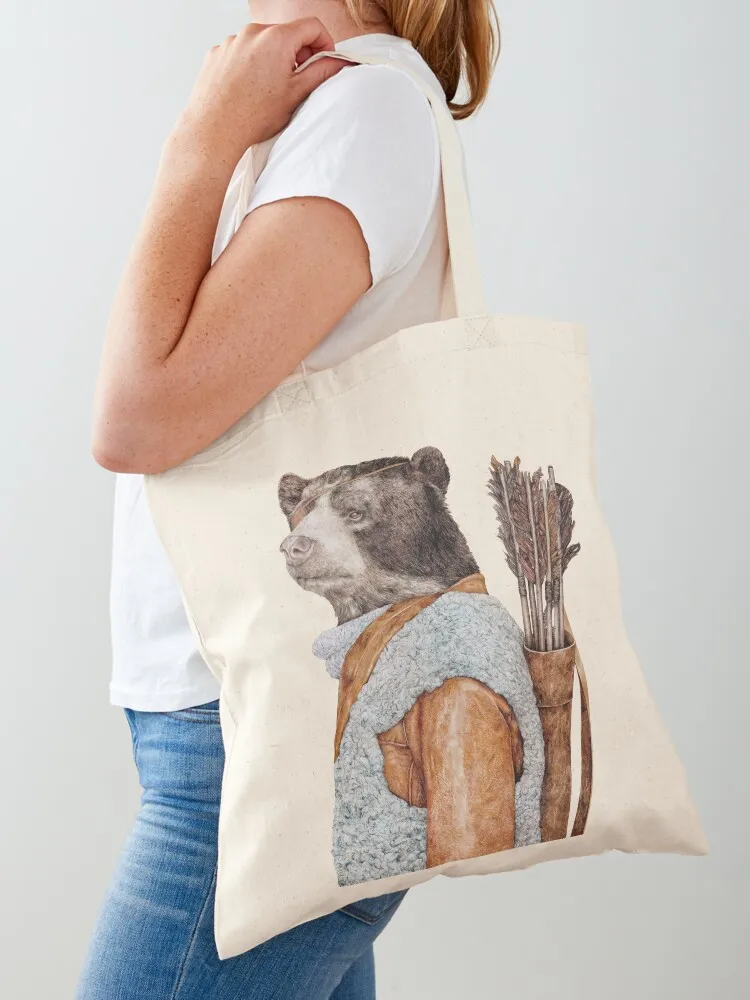 

Hunter Bear Tote Bag cute tote bag reusable grocery bags shopping bag Shopping bags