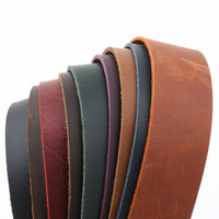 Crazy Horse leather top-layer genuine leather strip DIY strap, handmade belt, shoulder strap, collar, bracelet, leather fabric s