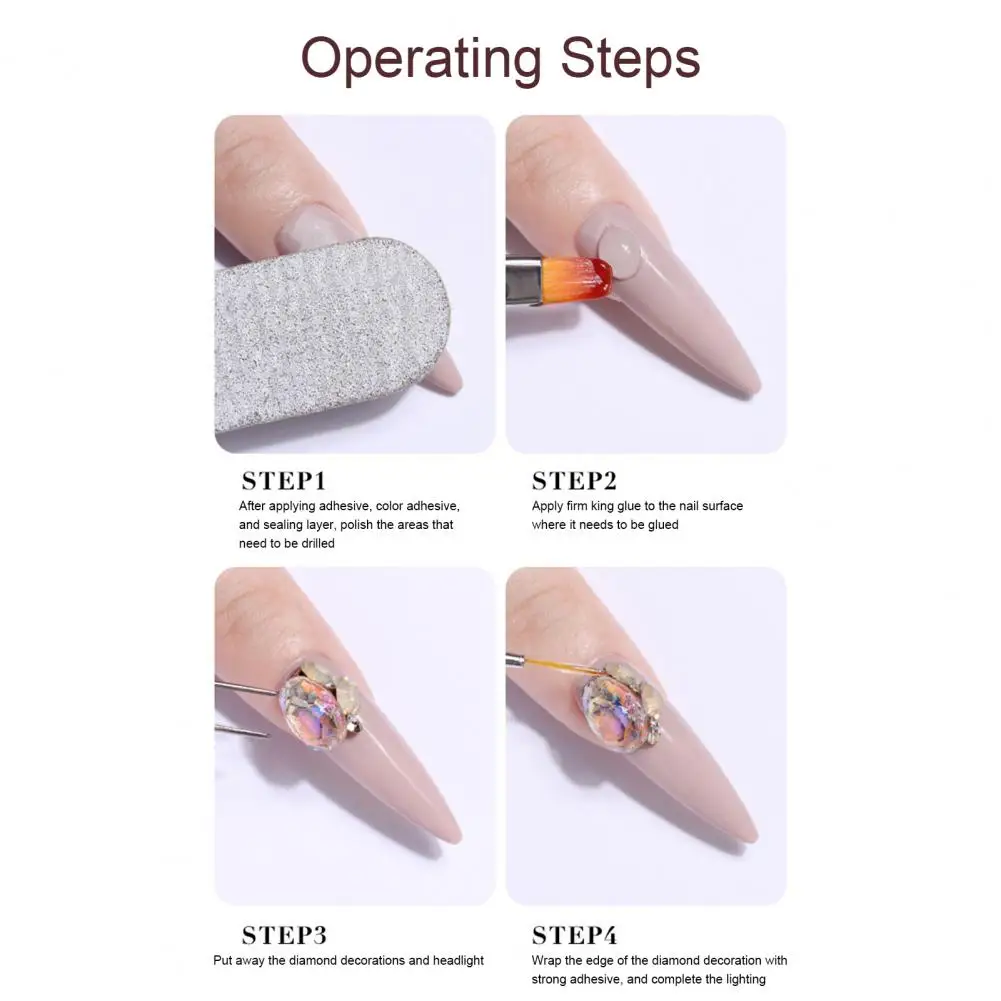 Colla per strass per unghie sicura colla adesiva per unghie ad asciugatura rapida colla per unghie Gel per unghie colla per strass Gel per unghie Manicure