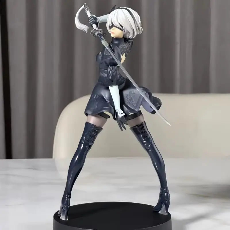 جديد سيجا نيير أوتوماتا يورها No.2 نوع B أنيمي الشكل 18 سنتيمتر بولي كلوريد الفينيل الكبار جمع حلية نموذج دمية لعبة الكرتون نموذج طفل هدية #1