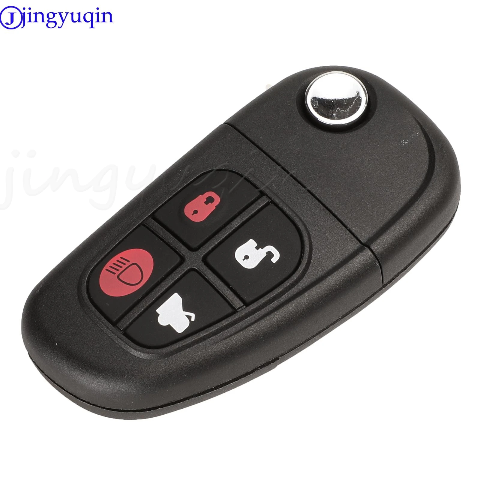 jingyuqin 4BTN Flip 315/433mhz 4D60 Chip Remote Control Car Key Fob Replacement For Jaguar X-Type S-Type XJ XK Type NHVWB1U241