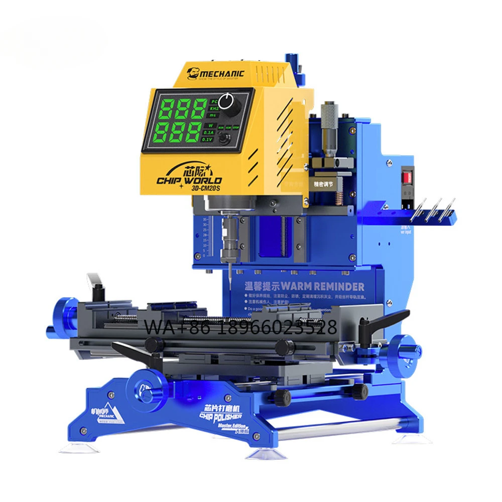 

Newest Mechanic 3D-CM20S Grinding Machine for Chip/Middle Frame Concave Repair/Screen Cover Steel Ring /Non-metal DIY