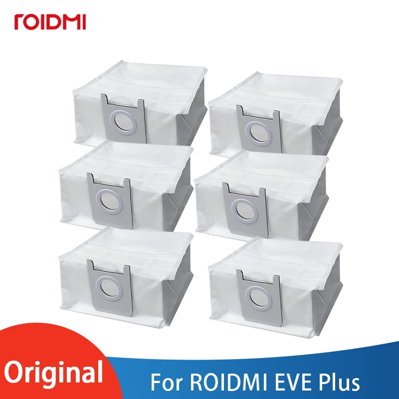 Original Roidmi EVE Plus กระเป๋าหุ่นยนต์เครื่องดูดฝุ่นฝุ่นถุงเก็บขยะเปลี่ยนอุปกรณ์เสริมอะไหล่
