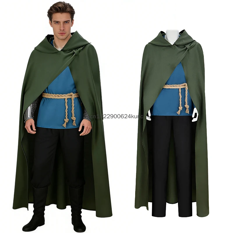 Disfraz de Caballero de los Siete Reinos para Hombre, Disfraz Medieval de Sir Duncan, Conjunto Completo para Adultos, Disfraces para Halloween, Carnaval y Fiestas
