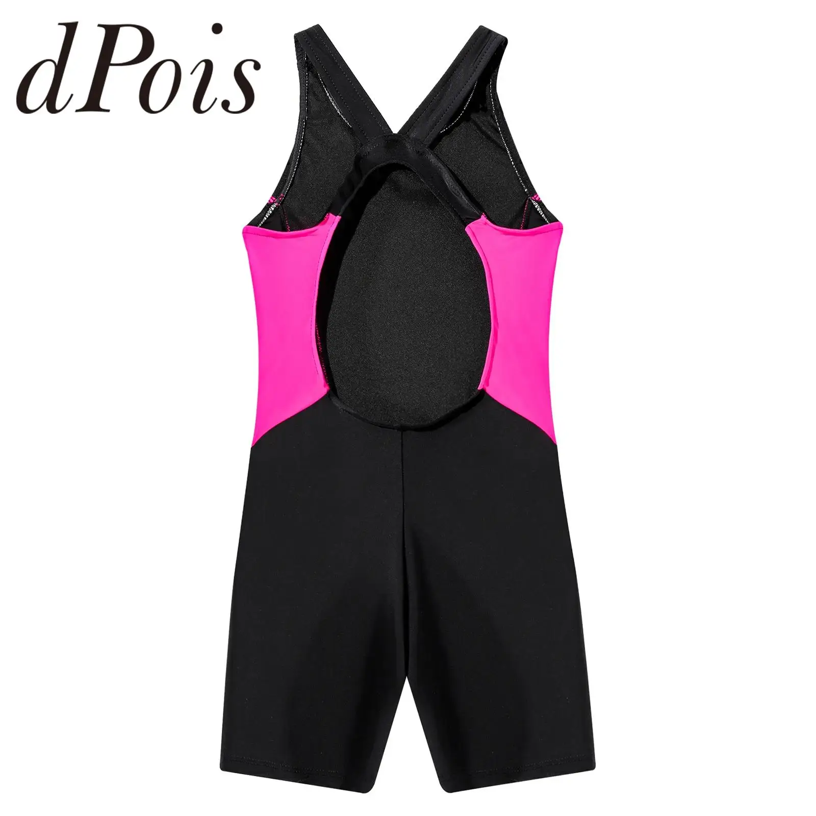 Swimsuit Children One Piece Bodysuit Kids Girls Seeveless Rashguard Beach Seaside Swimwear Bathing Surfing Jumpsuit Beachwear