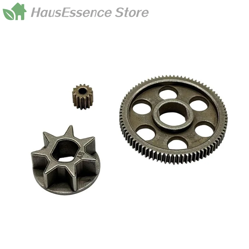 ※3 piezas de accesorios para proyectos de bricolaje, engranaje grande para motosierra eléctrica compacta de 4/6 pulgadas, motosierra de una mano, motosierra de iones de litio Felli